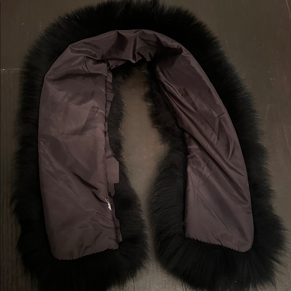 Fox Fur Pelt Collar Scarf View 2